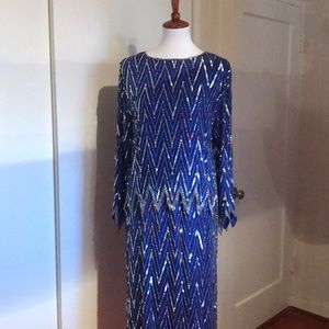 2 pc skirt top set need TLCdue to beading